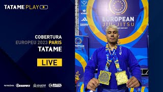 CAMPEONATO EUROPEU DE JIUJITSU DA IBJJF 2023  TEMPO REAL DIA 2 [upl. by Lleneg]