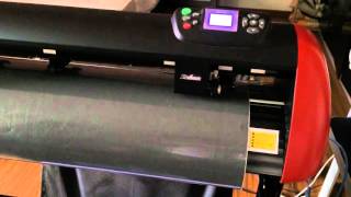 Plotter Foison C24 PRO Trabalhando Working [upl. by Lalitta266]