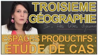 Les espaces productifs  étude de cas  Géographie  3e  Les Bons Profs [upl. by Ratcliff]