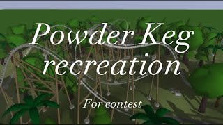 Powder Keg  Silver Dollar City  Made in Ultimate Coaster 2 [upl. by Grant]