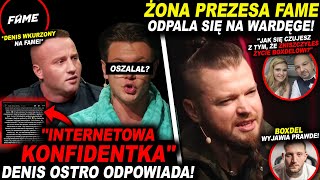 ESKALACJA DYMÓW POMIĘDZY DENISEM A MARCONIEM FAME MMA WARDĘGA BOXDEL CLOUT MMA FERRARI [upl. by Rtoip]