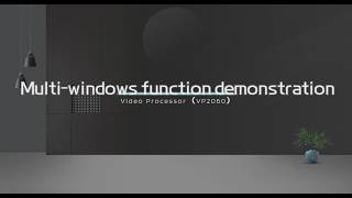 HDVP2060 Video Processor Windowing Feature Demo  The Future of LED Display Control 💡 [upl. by Ebby]