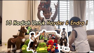 Unboxing Hadiah Birthday Hayder amp Endra   VLOG 2410 [upl. by Malik605]