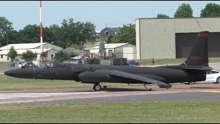 U2S Spy Plane Awesome Take Offs at RAF Fairford [upl. by Akienaj]