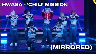 Mirrored TEAM BEBE Hwasa Mission ‘Chili’ Bada Lee Choreography [upl. by Marashio]