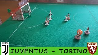 Juventus  Torino Highlights Subbuteo [upl. by Papotto]