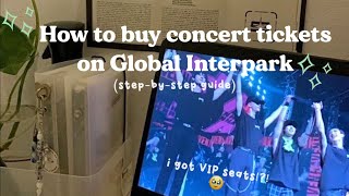 Global Interpark Ticketing Guide 2023 Version  buying VIP tickets through Weverse Fanclub Raffle [upl. by Eiramave]