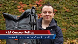 KampF Concept Rolltop  Auf der Suche nach dem perfekten FotoRucksack Deutsch [upl. by Redman]