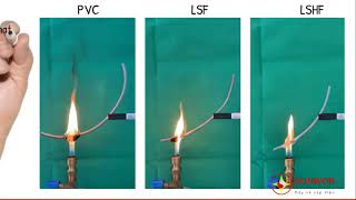 CÁP PVC VS LSZH CÁCH ĐIỆN XLPE KHI CHÁY [upl. by Papp506]