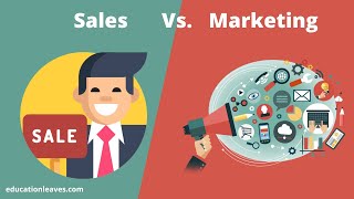 Sales vs Marketing  Difference between marketing and sales [upl. by Nylzzaj891]