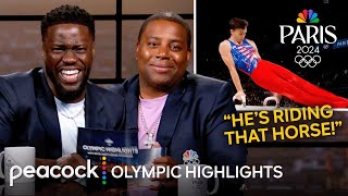 Stephen Nedoroscik’s Routine Brings the Heat  Olympic Highlights With Kevin Hart amp Kenan Thompson [upl. by Uriah]