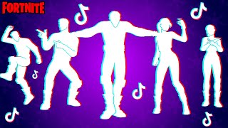 TOP 50 BEST TIKTOK DANCES IN FORTNITE [upl. by Haizek699]