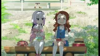 Kanna amp Saikawa Cute Moments  Kobayashis Dragon Maid S2 Episode 6 [upl. by Anilemrac]