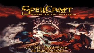 SpellCraft Aspects of Valor gameplay PC Game 1992 [upl. by Ahsikit]