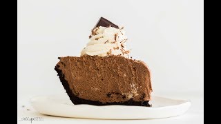 EASIER French Silk Pie no raw eggs  The Recipe Rebel [upl. by Poucher]