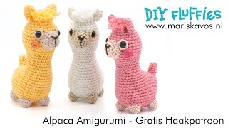 Schattige Alpaca Amigurumi knuffel haken voor beginners  Nederlands [upl. by Nnaaihtnyc193]