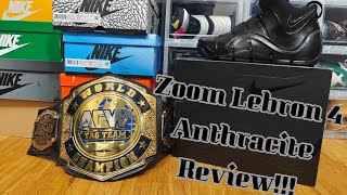 Lebron 4 Anthracite Review [upl. by Tollmann190]