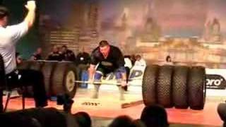 Arnold Strongman 2008 Zydrunas Savickas 1066 Hummer Deadlift [upl. by Avat]