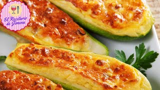 CALABACITAS Rellenas de QUESO en Caldillo de TOMATE  Fácil y Delicioso 🥒🧀🍅 [upl. by Anitan]