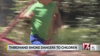 Thirdhand smoke dangers to children [upl. by Shari]