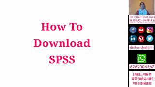 SPSSWin10  06 Install IBM SPSS 26 [upl. by Carbrey904]