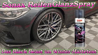 Sonax hat ein weiteres Beast Sonax ReifenGlanzSpray Special Edition im Wintertest Teil 1 [upl. by Marvella893]