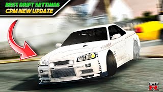 Best New Drift Settings for GTR R34  Car Parking Multiplayer [upl. by Jonny670]