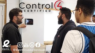 CONTROL4 TRAINING FOR ELECTRICAL LEARNERS AT WALTHAM FOREST COLLEGE [upl. by Enyamrahs]