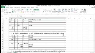 FORMULA CONTABILA LUCRARE PRACTICĂ [upl. by Reider]
