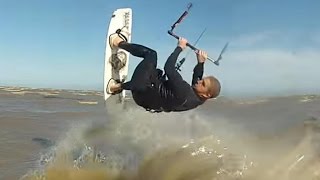 Kitesurf Back Roll GoPro [upl. by Enileuqcaj]