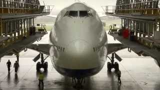 British Airways Boeing 747400 in DCheck [upl. by Tam]