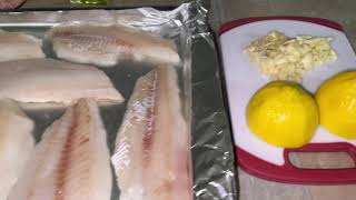 my simple recipe for oven baked haddock fish fillet [upl. by Notsyrb684]