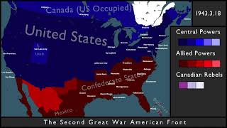 1000 Subscriber Special The Second Great War in North America Every Day Southern Victory [upl. by Arretnahs]