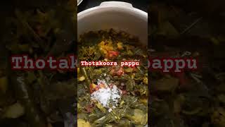 Dal with amaranthus leaves yummy and my favourite pappu [upl. by Ferdinana]