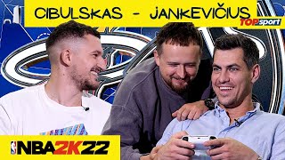 Lemiama kova Justinas Jankevičius prieš Aurimą Cibulską  NBA2k22 [upl. by Namsu]