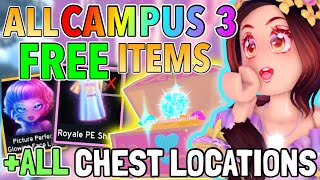 HOW TO CUSTOMISE YOUR DORMS IN CAMPUS 3 amp SECRET CHEST amp NEW SHOP ITEMS 🏰 Royale High UPDATE [upl. by Bonnice18]