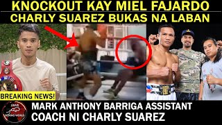 KNOCKOUT Kay Miel Fajardo Ang Sparmate Charly Suarez Bukas Na Mark Anthony Barriga Assistant Coach [upl. by Ailima]