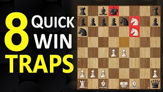 8 Deadly TRAPS in the King’s Gambit  Chess Opening Tricks to WIN FAST [upl. by Eslehc362]