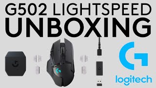 Logitech G502 LIGHTSPEED Wireless Mouse UNBOXING [upl. by Em]