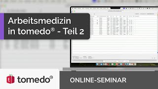 Arbeitsmedizin in tomedo® – Teil 2 OnlineSeminar [upl. by Carrillo]