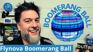 Boomerang Ball review Hover Ball FlyNova Wonder Sphere How to use demonstration flying orb 372 [upl. by Gillespie]