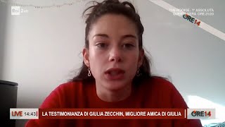 La testimonianza di Giulia Zecchin migliore amica di Giulia  Ore 14 del 15122023 [upl. by Valera]