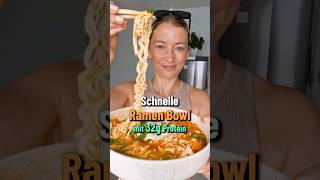 Tofu Ramen Bowl  10 Minuten Rezept zum Abnehmen [upl. by Onirefez208]