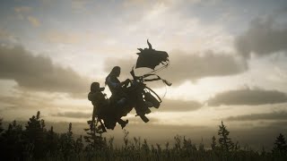 Rdr2 Red Dead Redemption 2 Online  Gameplay  Laggy session ghost horse panther hunt and more [upl. by Aneloaup87]