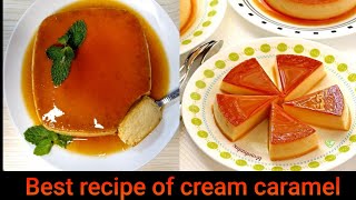 Recipe of cream caramel  Cream caramel recipe  Caramel ice cream  Cream caramel  food fusion [upl. by Auqcinahs198]