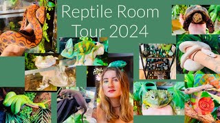 Reptile Room Tour 2024 [upl. by Ok]