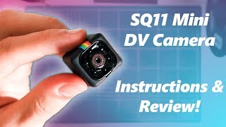 SQ11 Mini DV Camera Setup Review Instructions and Sample Footage [upl. by France461]