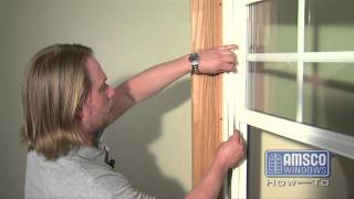 Double Hung Window Balance Spring Replacement [upl. by Suvart372]