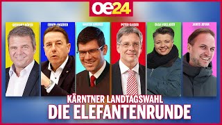 Kärnten wählt Die große oe24Elefantenrunde [upl. by Laina]