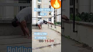 Planche level 4 in progression planche calisthenicsworkout youtubeshorts shorts thekabiryoga [upl. by Beera]